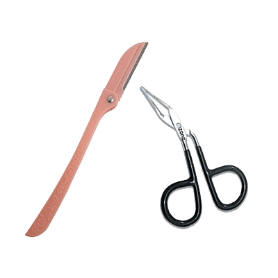 تیغ ابرو و موچین