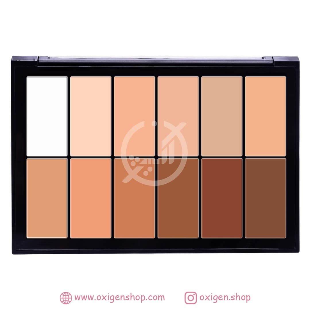 پالت کانتور کرمی فیوچر میکاپ رنگ FU801 پالت کانتور کرمی فیوچر میکاپ رنگ FU801