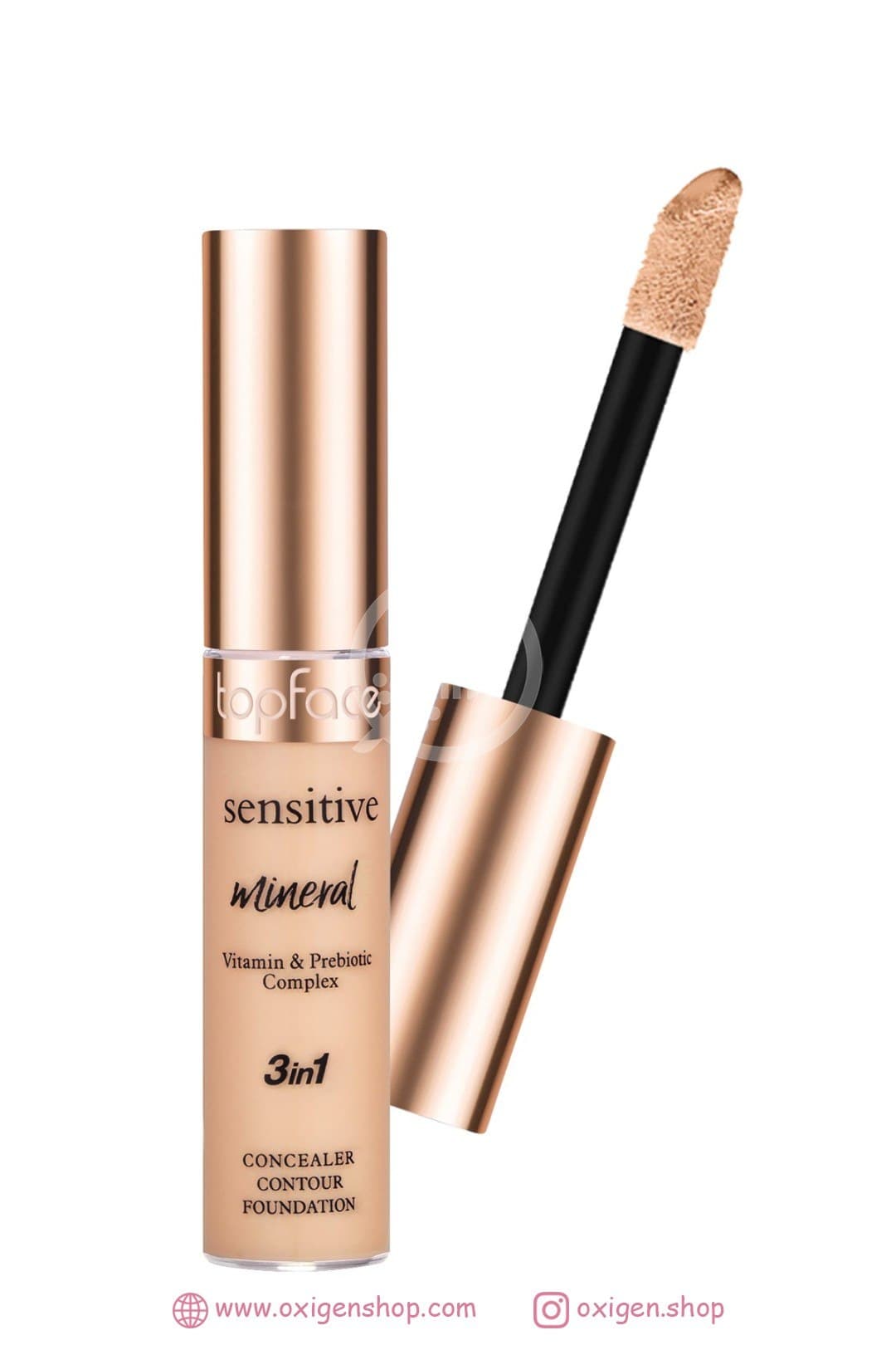 کانسیلر 3 در 1 تاپ فیس مدل sensitive mineral کانسیلر 3 در 1 تاپ فیس مدل sensitive mineral