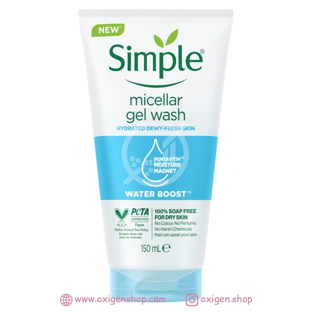ژل شوینده صورت سیمپل مدل Water Boost ژل شوینده صورت سیمپل مدل Water Boost