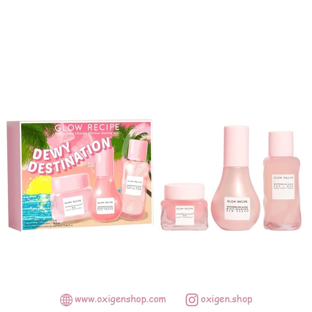 ست مراقبت از پوست گلو رسپی مدل DEWY DESTINATION ست مراقبت از پوست گلو رسپی مدل DEWY DESTINATION