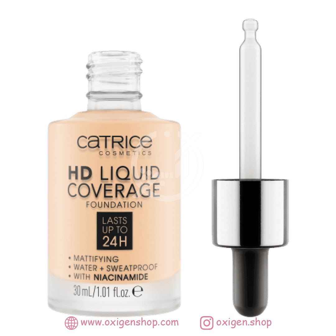 کرم پودر مایع کاتریس مدل HD Liquid Coverage کرم پودر مایع کاتریس مدل HD Liquid Coverage